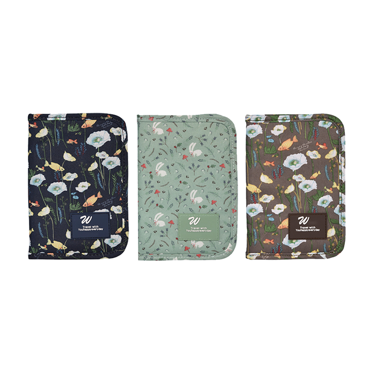 Floral Travel Wallet